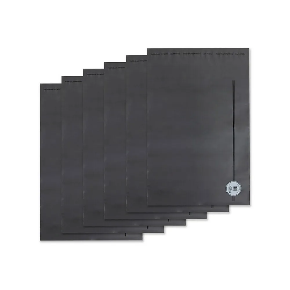 Outlet Scotch Flexible Poly Mailer, 10 in x 12.9 in, 6 pack (8994R-6)