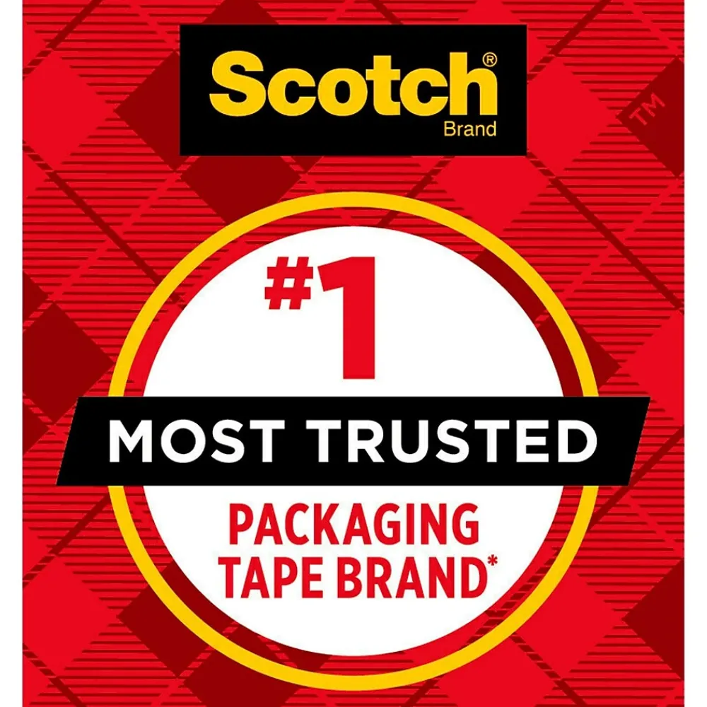 Sale Scotch Heavy Duty Packing Tape with Dispenser, 1.88" x 54.6 yds., Clear (3850-2ST)