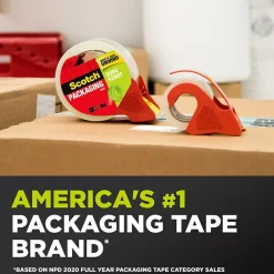 Scotch Sure Start Heavy Duty Packing Tape, 1.88