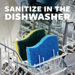 Non-Scratch Scrub Sponge, Blue, 6/Pack (526-5)<Scotch-Brite Hot