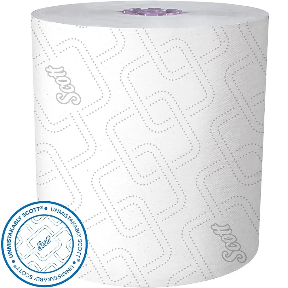 Scott Essential Recycled Hardwound Paper Towels, 1-ply, 950 ft./Roll, 6 Rolls/Carton (02001)