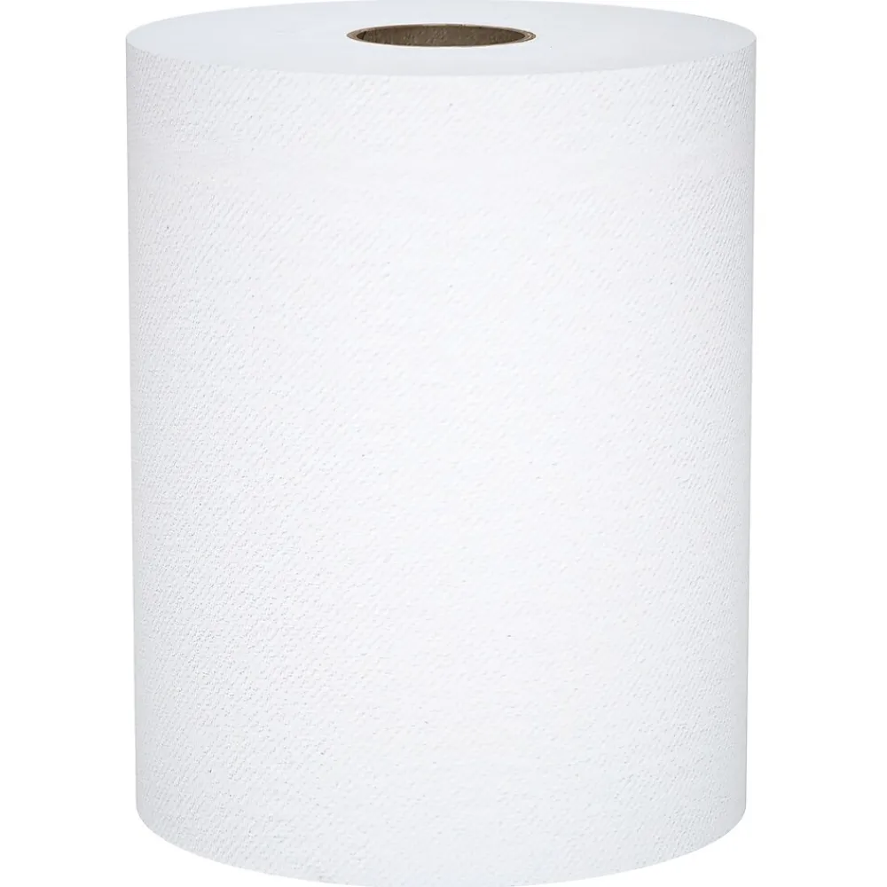 Scott Essential Recycled Hardwound Paper Towels, 1-ply, 800 ft./Roll, 12 Rolls/Carton (01052)