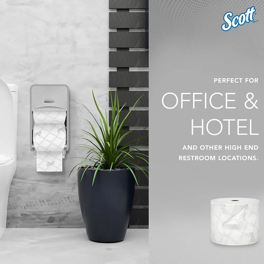 Pro 2-Ply Small Core Standard Toilet Paper, White, 1100 Sheets/Roll, 36 Rolls/Carton (47305)<Scott Outlet