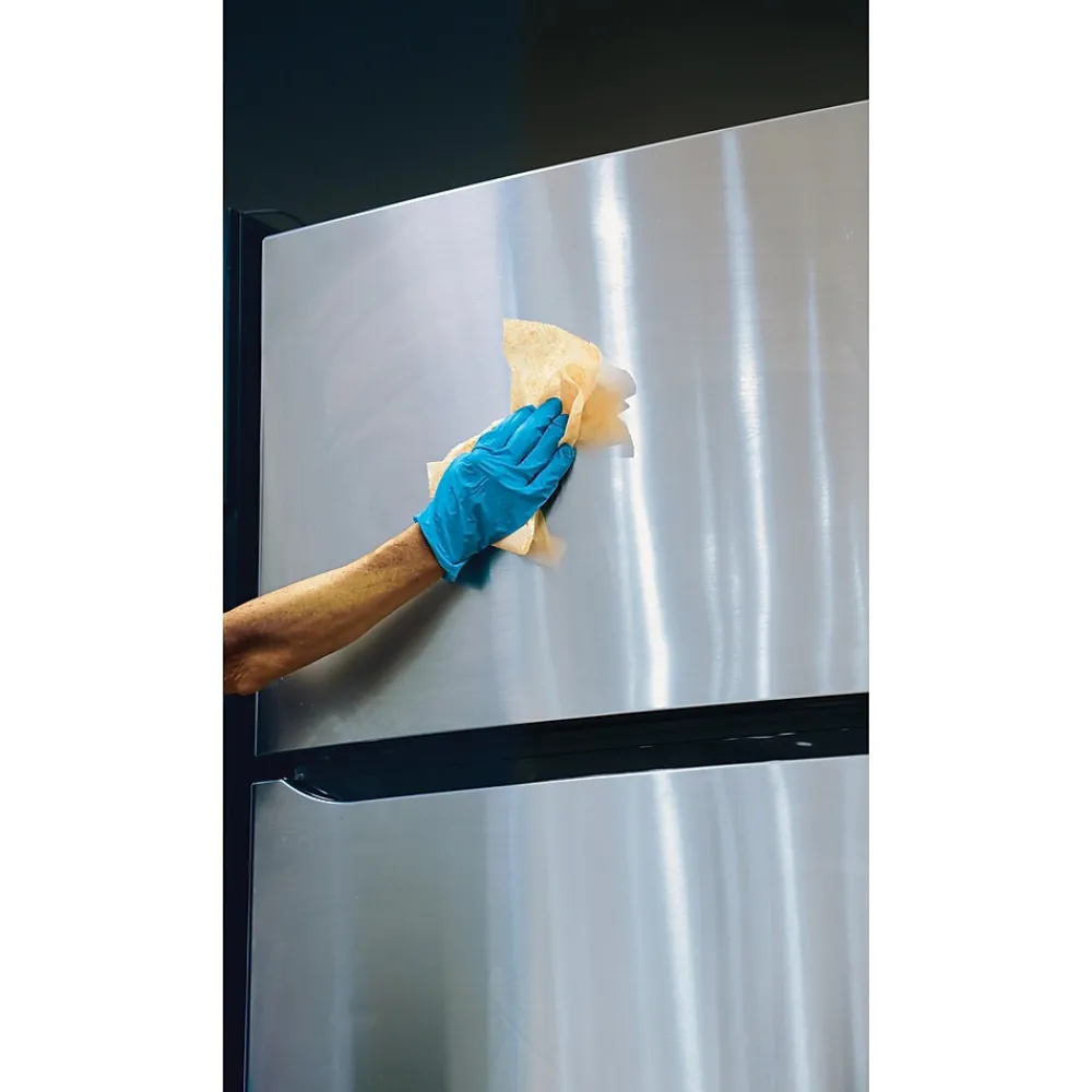 Stainless Steel Cleaner Polish Dual-Sided 9.75" x 10.5" Wipes, 30/Pack (ITW91930)<Scrubs Sale