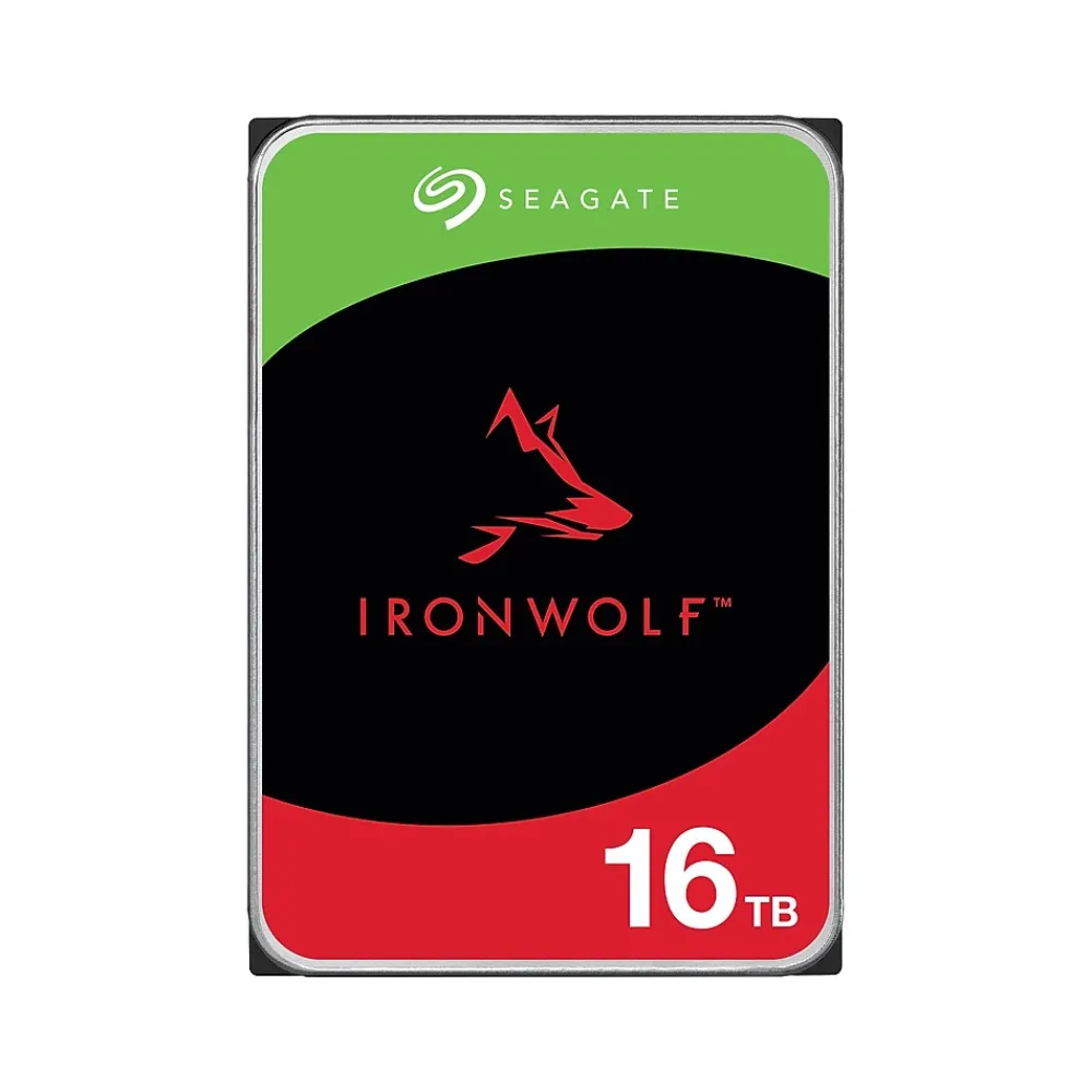 Discount Seagate IronWolf 16TB 3.5" SATA Internal Hard Drive (ST16000VN001)