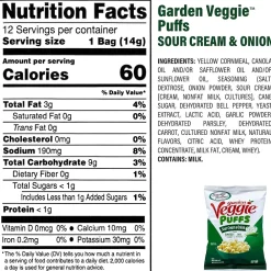 Sensible Portions Garden Veggie Puffs Variety Pack 0.5 oz., 30/Pack (325-00014)