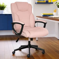 Office Chairs*Serta Hannah II Fabric Executive Chair, (43672G) Pink