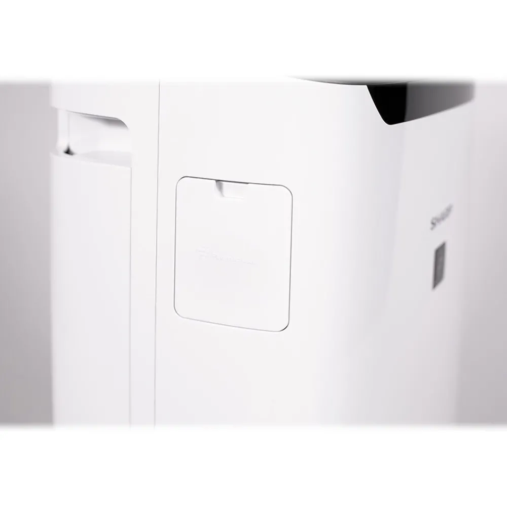 Sharp Plasmacluster True HEPA Console Air Purifier, 3-Speed, White/Black (FX-J80UW)