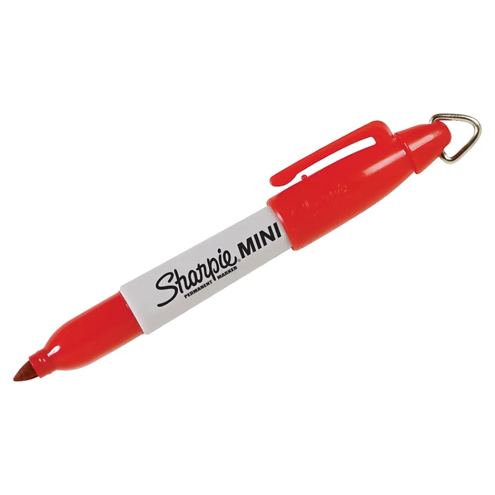Markers|Sharpie Mini Permanent Markers, Fine Tip, Assorted, 4/Pack (35113)