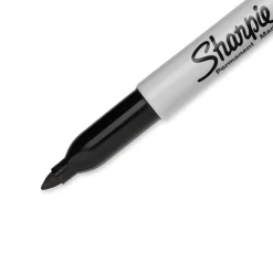 Markers|Sharpie Permanent Marker, Fine Tip, Black, 12/Pack (1812419)