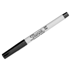 Markers|Sharpie Permanent Marker, Ultra Fine Point, Black (37001)