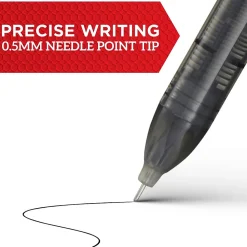 Pens|Sharpie Rollerball Pens, 0.5 mm, Needle Point Precision, Blue Ink, Dozen (2093199)