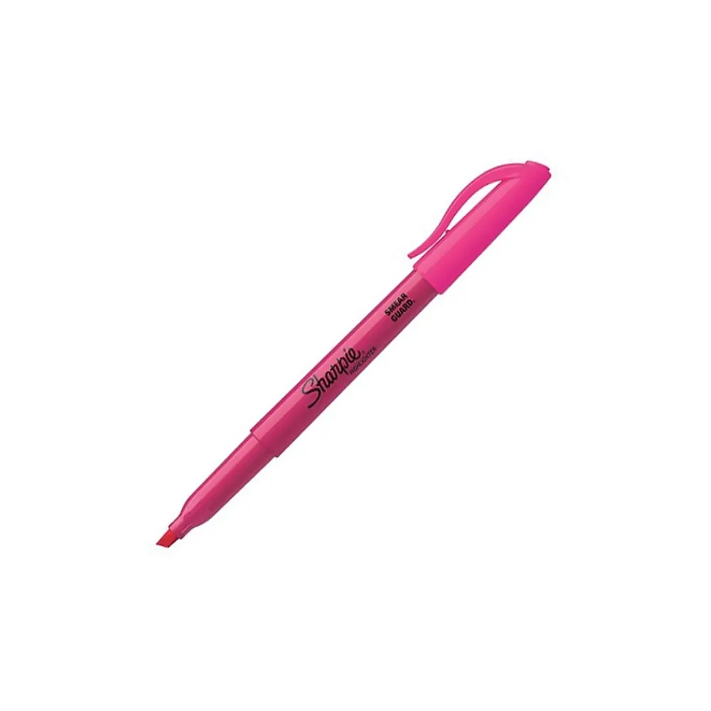 Highlighters|Sharpie Stick Highlighter, Chisel Tip, Assorted, 5/Pack (1908101)