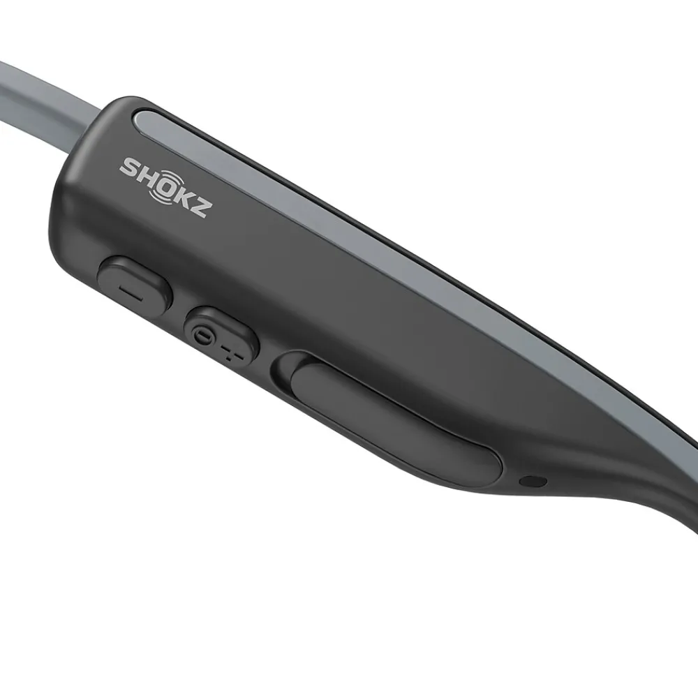 OpenMove Bone-Conduction Open-Ear Lifestyle Headphones with Microphones, Gray (S661-ST-GY-US)<Shokz Sale