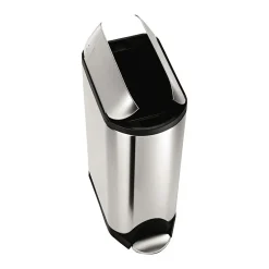 Butterfly Step Trash Can, Fingerprint-Proof Stainless Steel, 12 Gallon (CW1897)<simplehuman Outlet