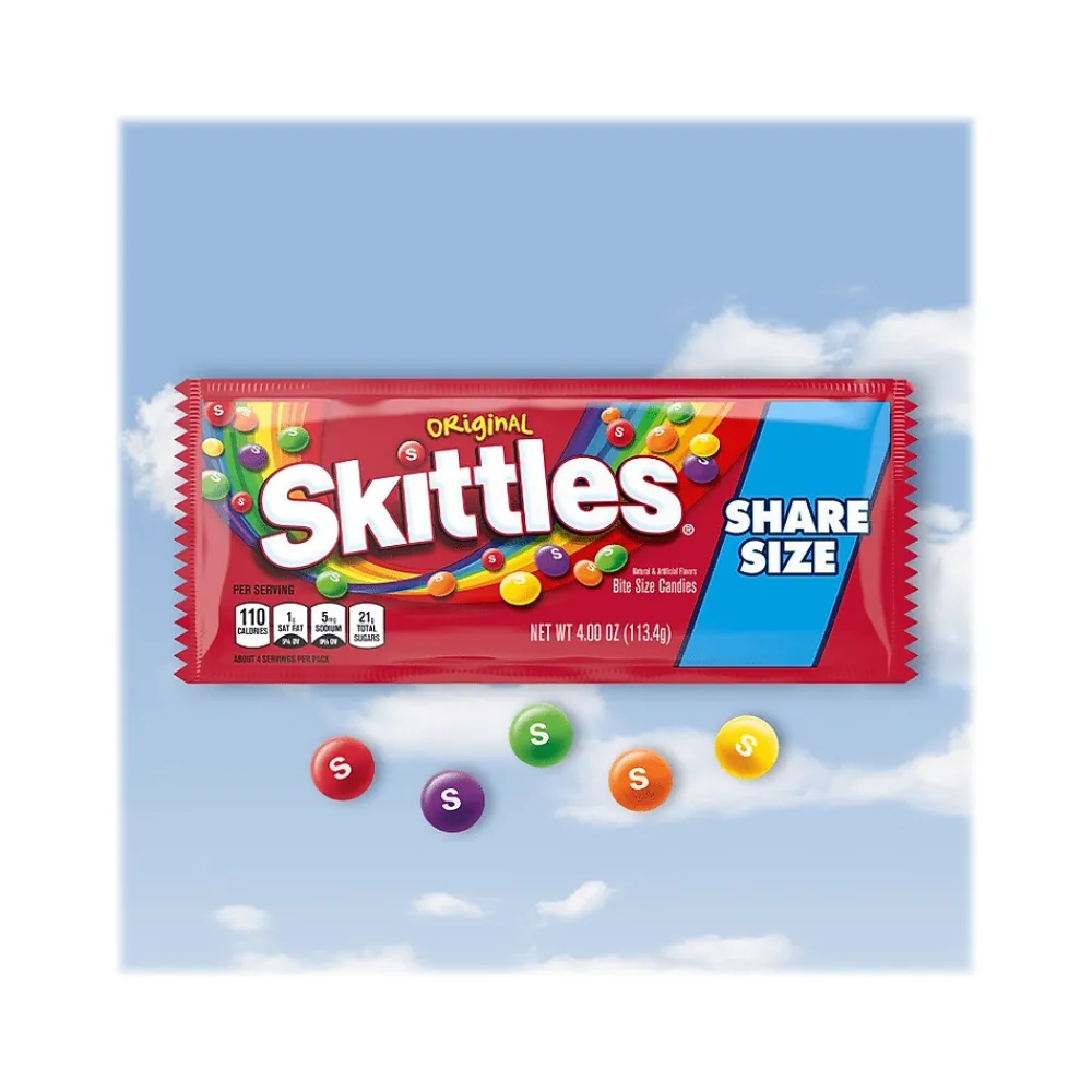 Skittles Original Fruit Flavored Candy, 4 oz (MMM04460)
