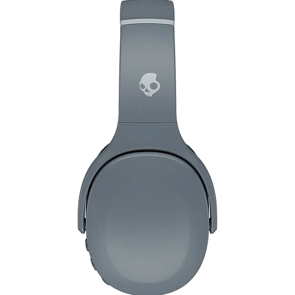 Crusher Evo Sensory Bass Wireless Over-Ear Headphones with Microphone, Bluetooth, Chill Gray (S6EVW-N744)<Skullcandy Best
