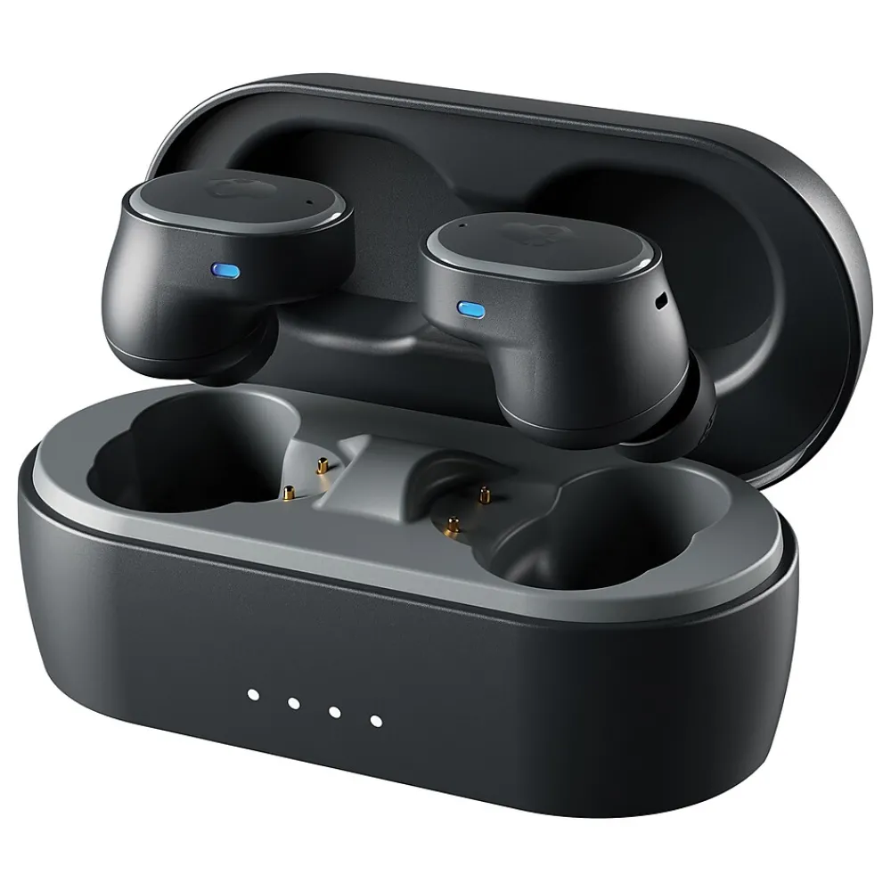 Sesh True Wireless Active Noise-Canceling Stereo Earbuds with Microphone, Bluetooth, True Black (S2TEW-P740)<Skullcandy Hot