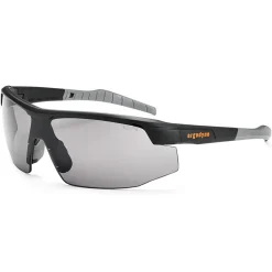Ergodyne Skullerz® Skoll Safety Glasses, Smoke Lens, Black (59030)