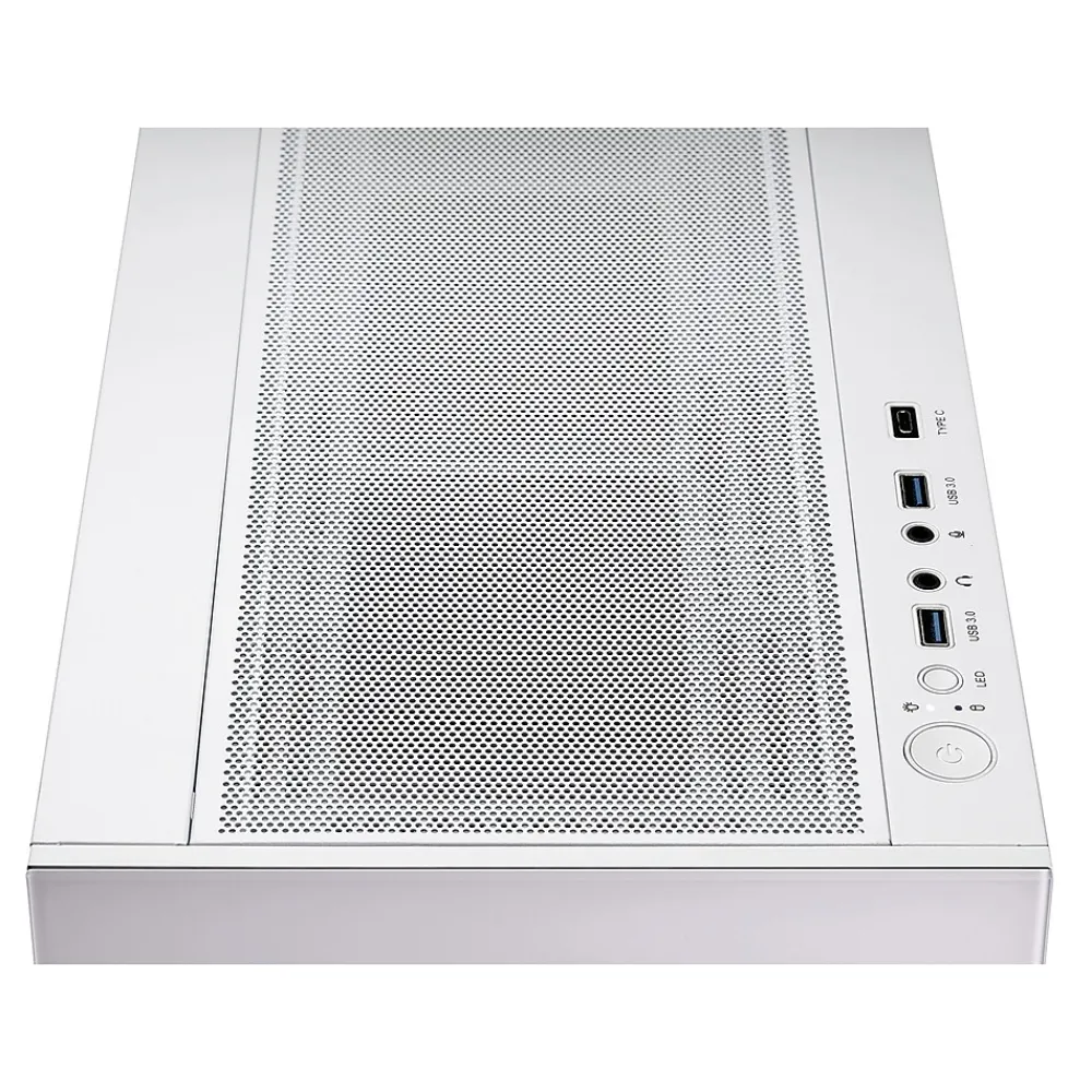 Hot Skytech Gaming Skytech Azure 2 Gaming Desktop, AMD Ryzen 7-5700, 16GB RAM, 1TB SSD, NVIDIA RTX3050 Graphics, White
