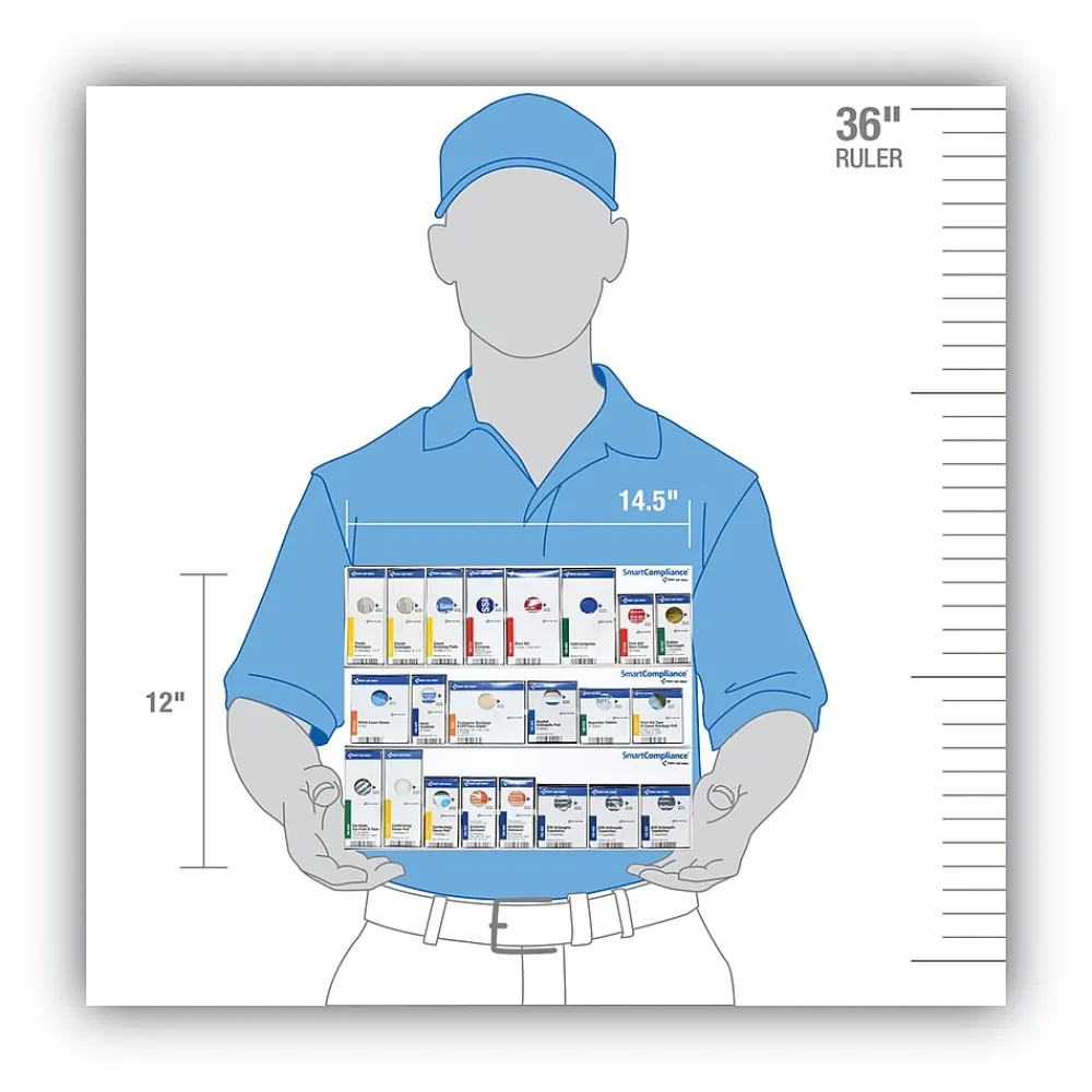 SmartCompliance RetroFit Insert Grid Kit, ANSI B, 100 People, 225 Pieces (91123-021)