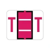 Labels|Smead BCCR Labels File Folder Label, T, Red, 500 Labels/Pack (67090)