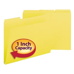 File Folders|Smead Pressboard File Folders, 1/3-Cut Tab, 1