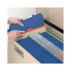 File Folders|Smead Pressboard File Folder, 1/3-Cut Tab, 1
