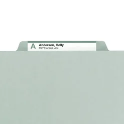 File Folders|Smead Pressboard File Folder, 1/3-Cut Tab, 2