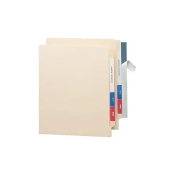 Labels|Smead Seal & View Label Protectors, 8" x 1-11/16", Clear, 100/Pack (67608)