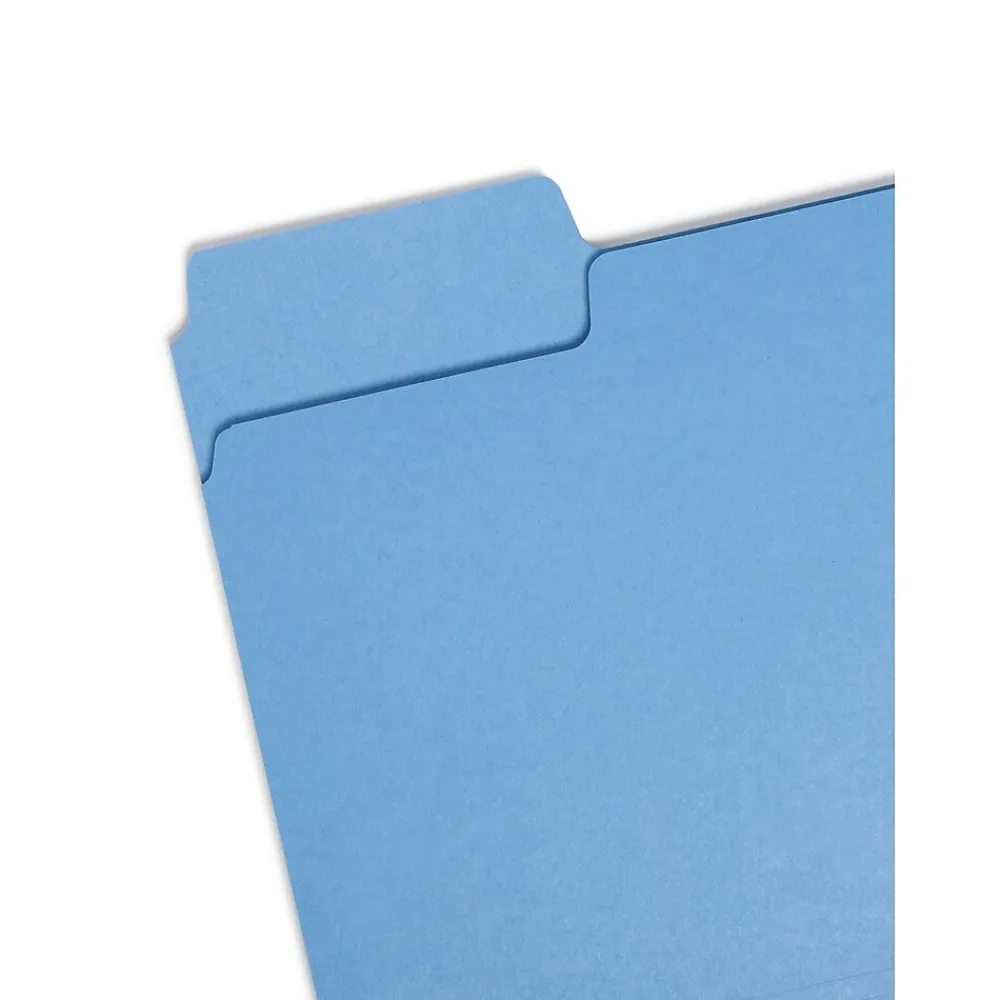 File Folders|Smead SuperTab Heavy Duty File Folders, 1/3 Cut, Letter Size, Multicolor, 50/Bx (10410)