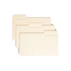 File Folders|Smead SuperTab Heavyweight File Folder, Oversized 1/3-Cut Tab, Legal, Manila (15401)