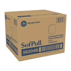 Centerpull Paper Towel Dispenser, Black (58204B)<SofPull