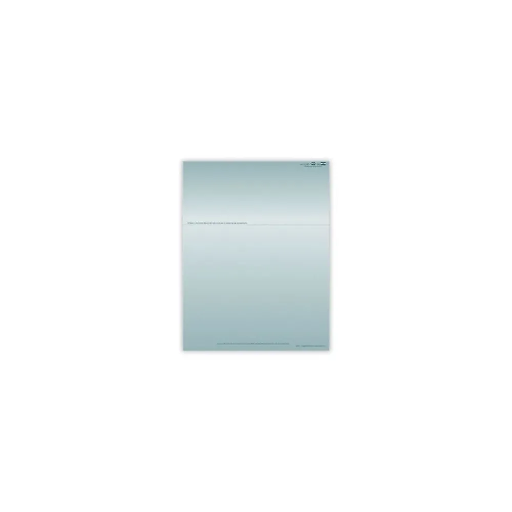 Business Forms*Medical Arts Press Solid Color Laser Statements, Style A, with Credit Card Information, Teal