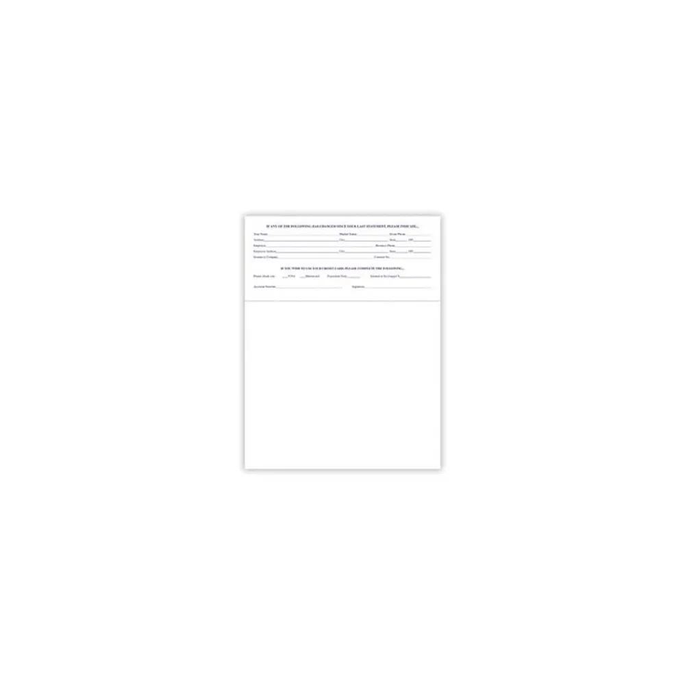Business Forms*Medical Arts Press Solid Color Laser Statements, Style C, with Credit Card Information, Purple