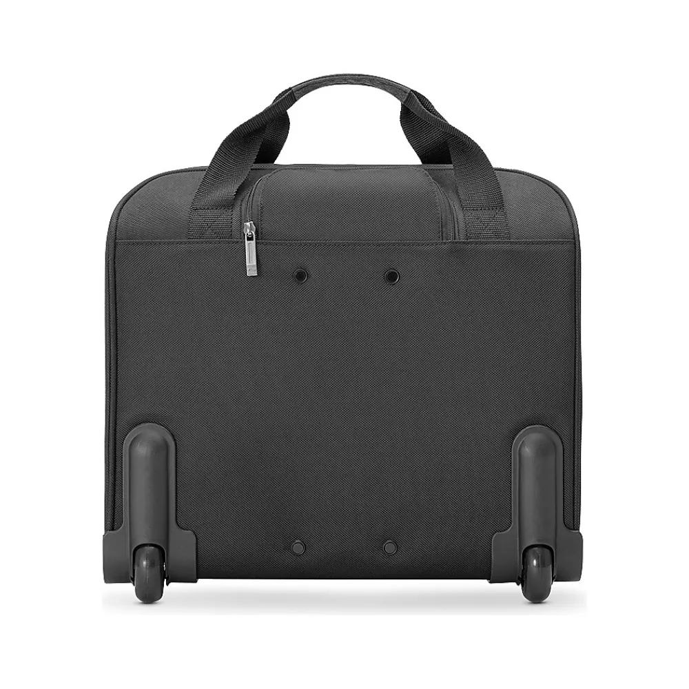 Bryant Polyester Briefcase, Laptop Compatible, Rolling, TSA Checkpoint Friendly, Gray (PT138-4/10)<Solo New York Online