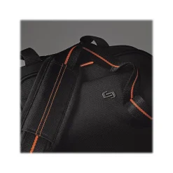Everyday Laptop Briefcase, Black/Orange Polyester (UBN106-4)<Solo New York