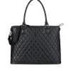 Urban Waldorf Vinyl Tote Bag, Black (CLA852-4)<Solo New York New