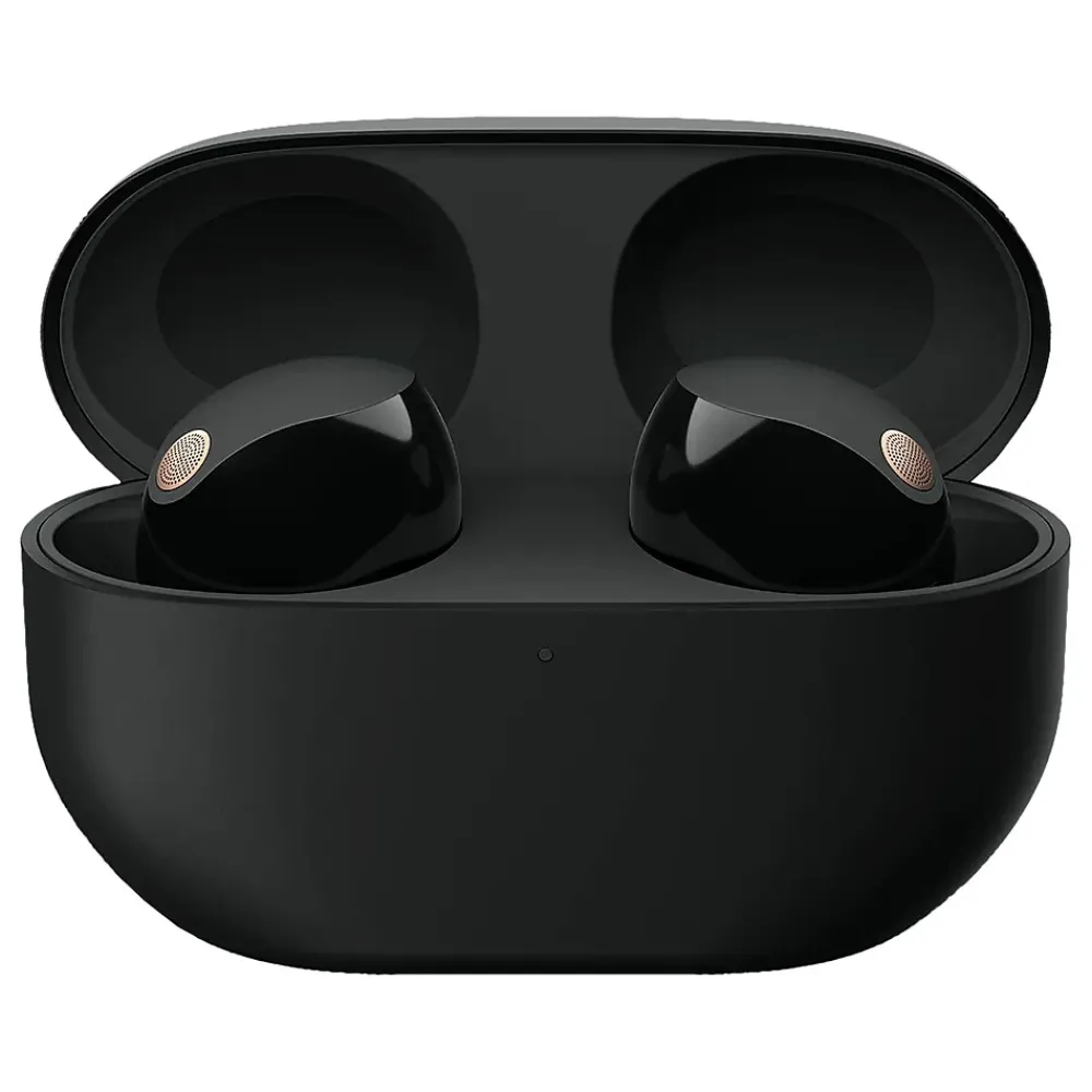 Wireless Active Noise Canceling Earbuds, Bluetooth, Black (WF1000XM5/B)<Sony Clearance