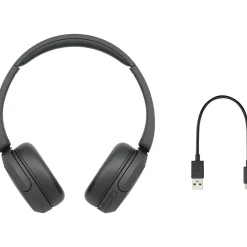 Wireless On-Ear Headphones, Bluetooth, Black (WHCH520/B)<Sony New