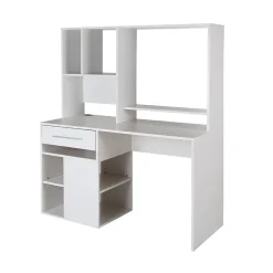 Office Desks*South Shore Annexe 48"W Home Office Computer Desk, (9053070) Pure White