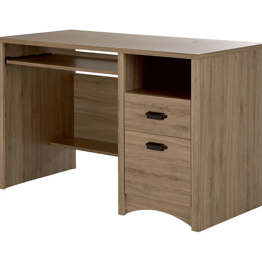 Computer Desks*South Shore Gascony 46" Computer Desk, (9064070) Rustic Oak