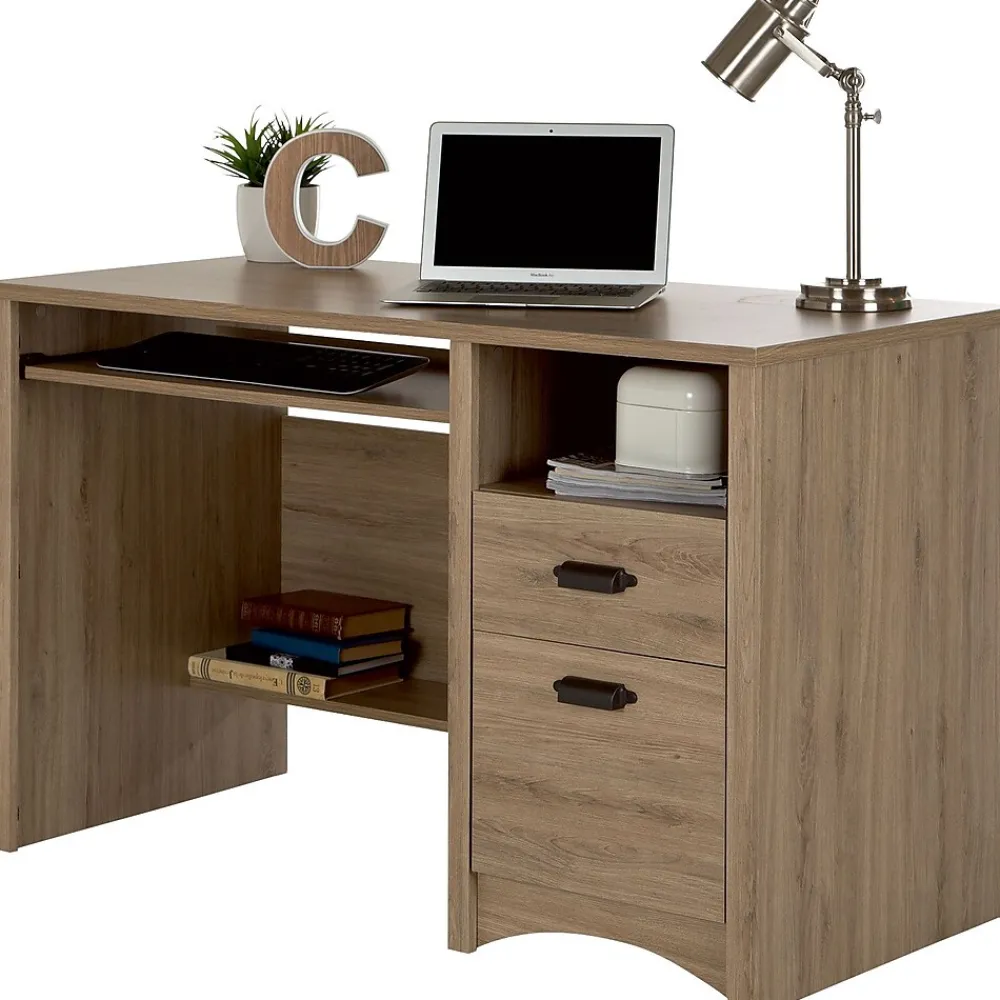 Computer Desks*South Shore Gascony 46" Computer Desk, (9064070) Rustic Oak