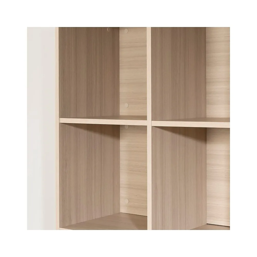 Bookcases*South Shore Helsy 65.25" 6-Shelf Bookcase with Adjustable Shelf, Soft Elm Laminated Particleboard (13869)