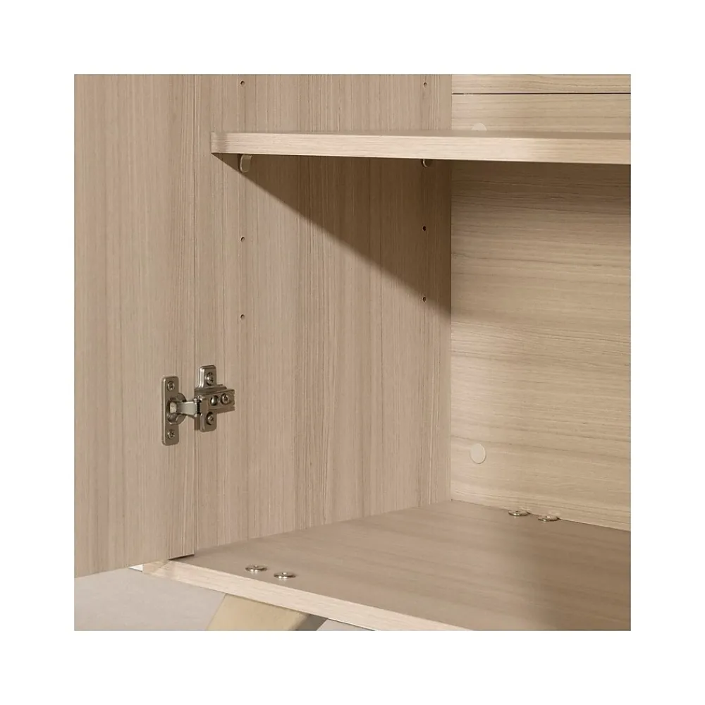 Bookcases*South Shore Helsy 65.25" 6-Shelf Bookcase with Adjustable Shelf, Soft Elm Laminated Particleboard (13869)
