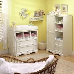 Storage Cabinets*South Shore Savannah Armoire, (3580038) Pure White