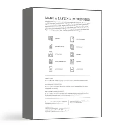Resume Paper*Southworth Fine Paper, 8.5" x 11", 24 lb., Wove-Finish, White, 500/Box (404C)