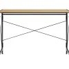 Computer Desks*Space Solutions 43"W Folding Home Office Desk, Black/Teak (24969)