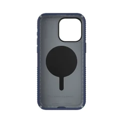 Speck Presidio 2 Grip MagSafe ClickLock Phone Case for iPhone 15 Pro Max, Coastal Blue/Dust Gray (150463-3206)