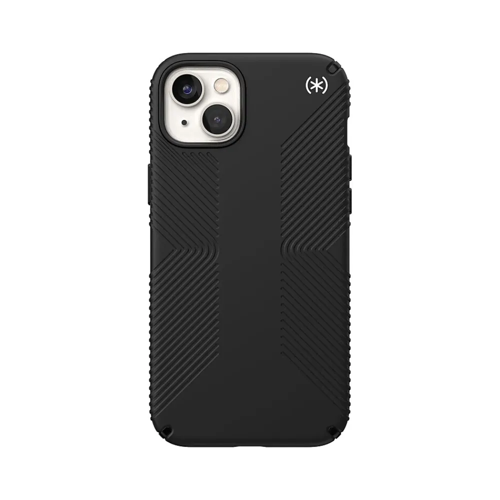 Speck Presidio2 Grip MagSafe Black/White Case for iPhone 14 Plus (150117-D143)